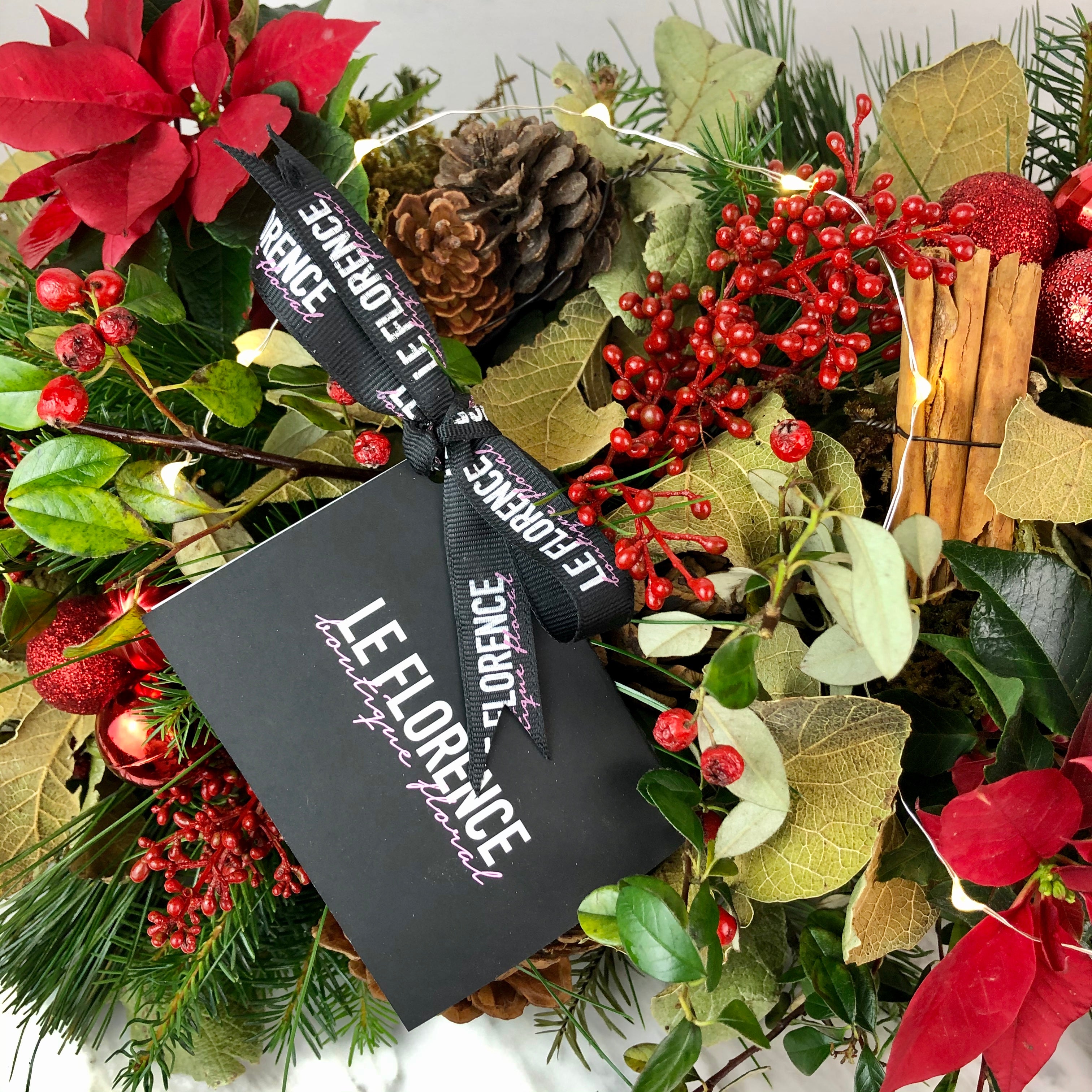 CENTRO DE MESA NAVIDAD NOCHEBUENA