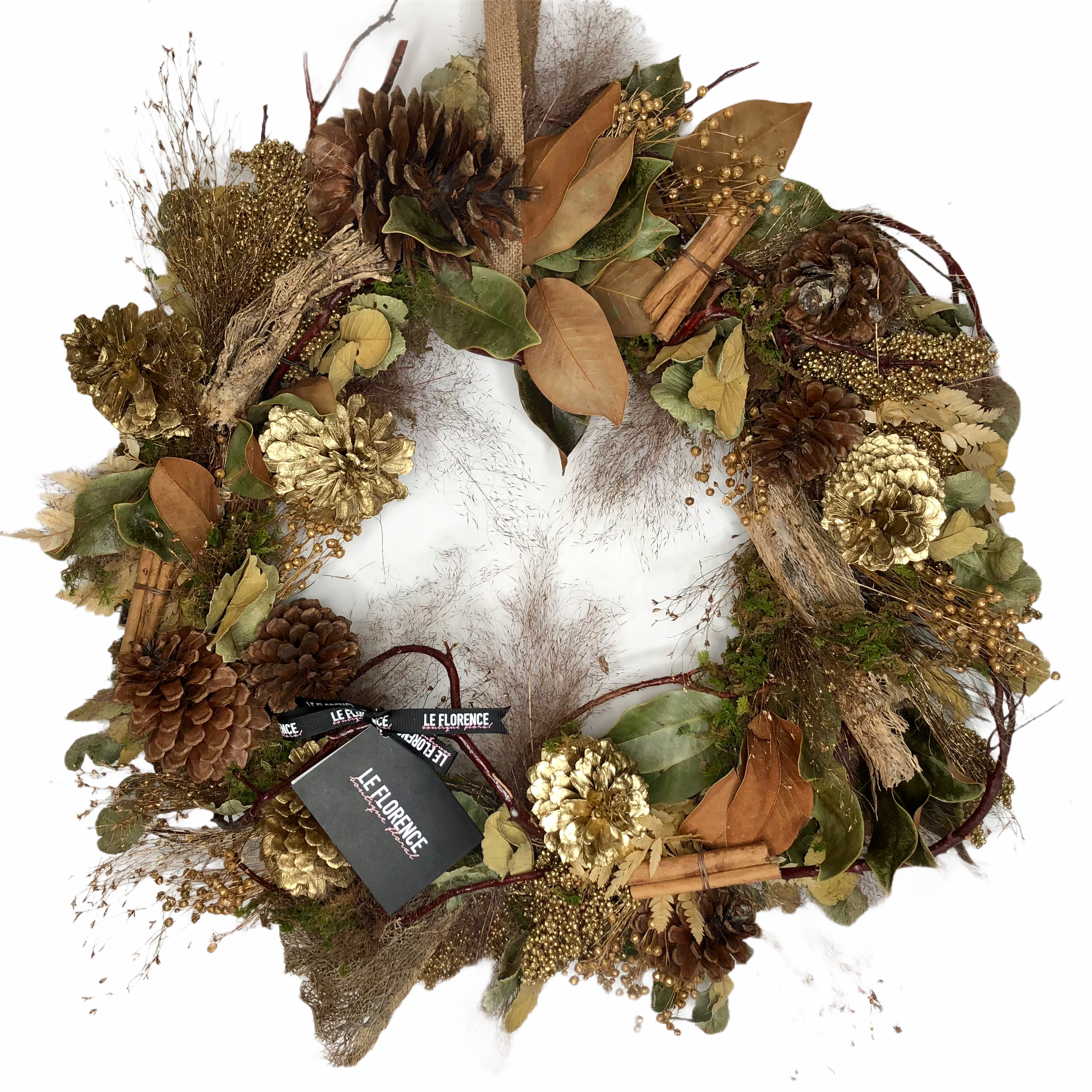 CENTRO DE MESA NAVIDAD BOSQUE