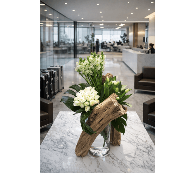 Flores para interiores: cómo integrarlas con diseño y equilibrio - Le Florence