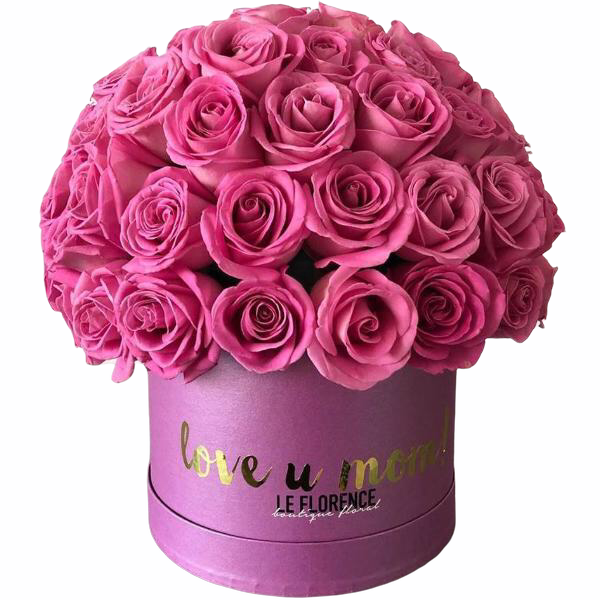 Alejandra Arreglo Floral - Rosas Rosa Fucsia