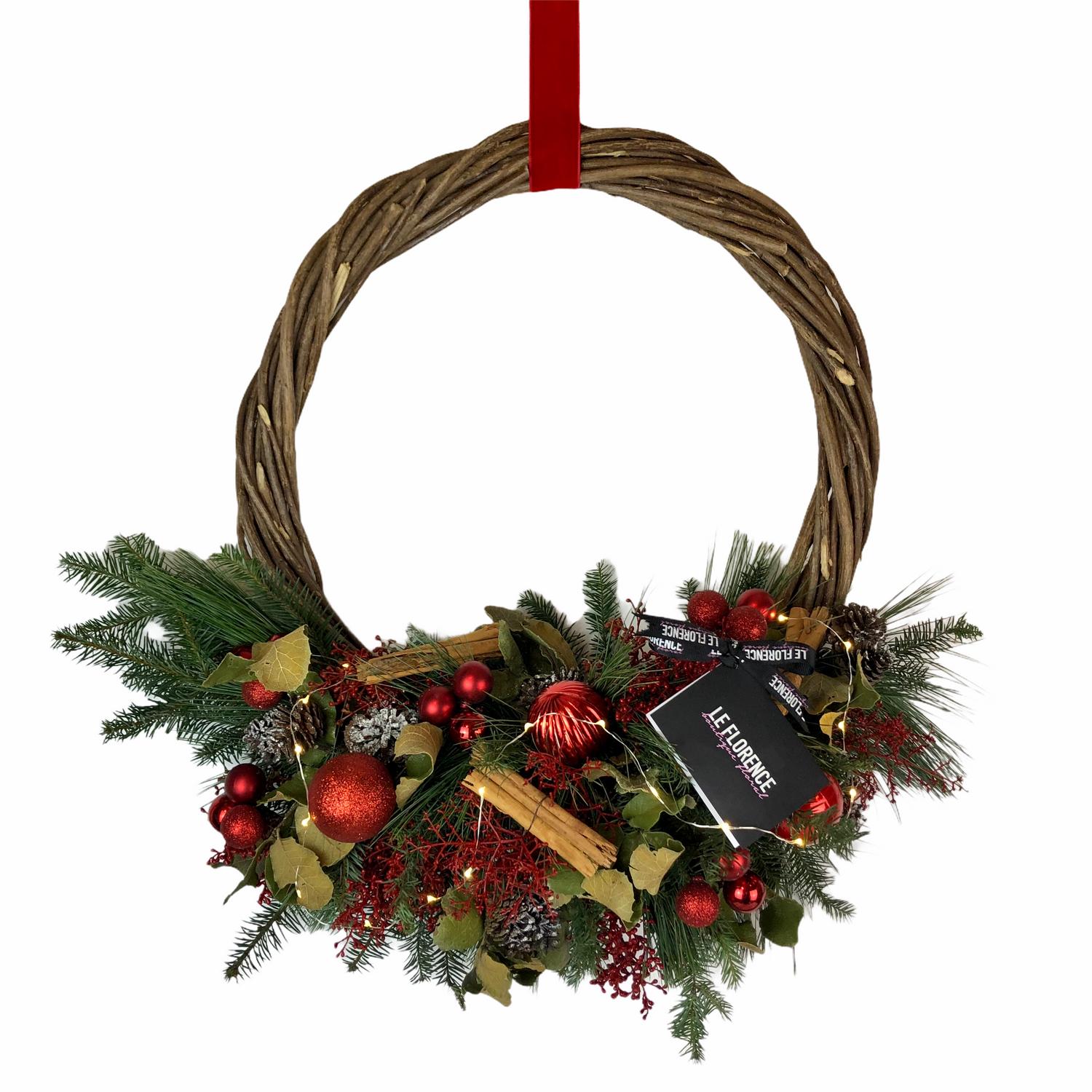 CORONA NAVIDAD MEDIA LUNA